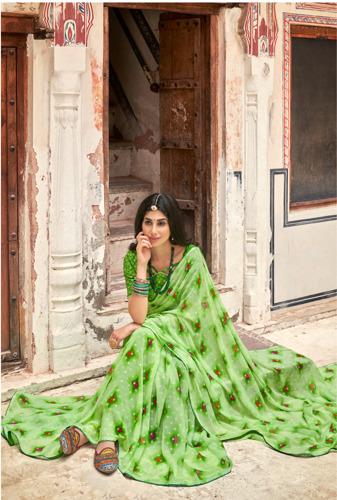 Kashvi Bahurani Fancy Wear Georgette Saree Collection